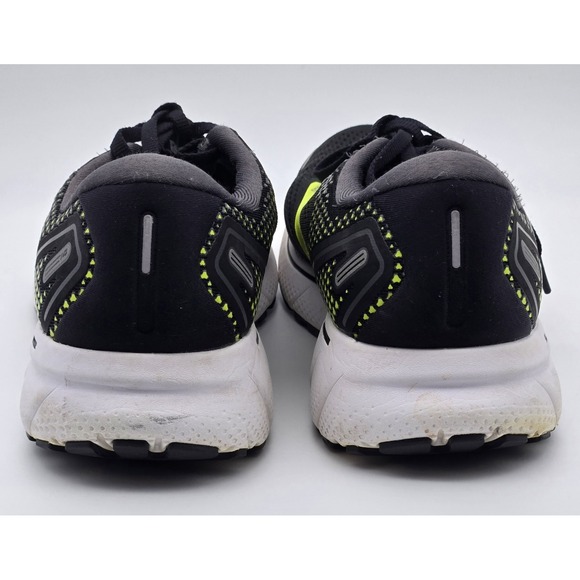 Brooks Ghost 14 Shoes Mens 9.5M Black Green‎ Mesh Running Sneakers 1103691D047 main image 4